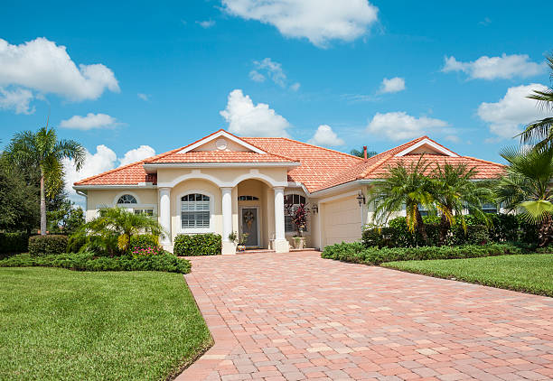 Permeable Paver Driveway in Jensen Beach, FL